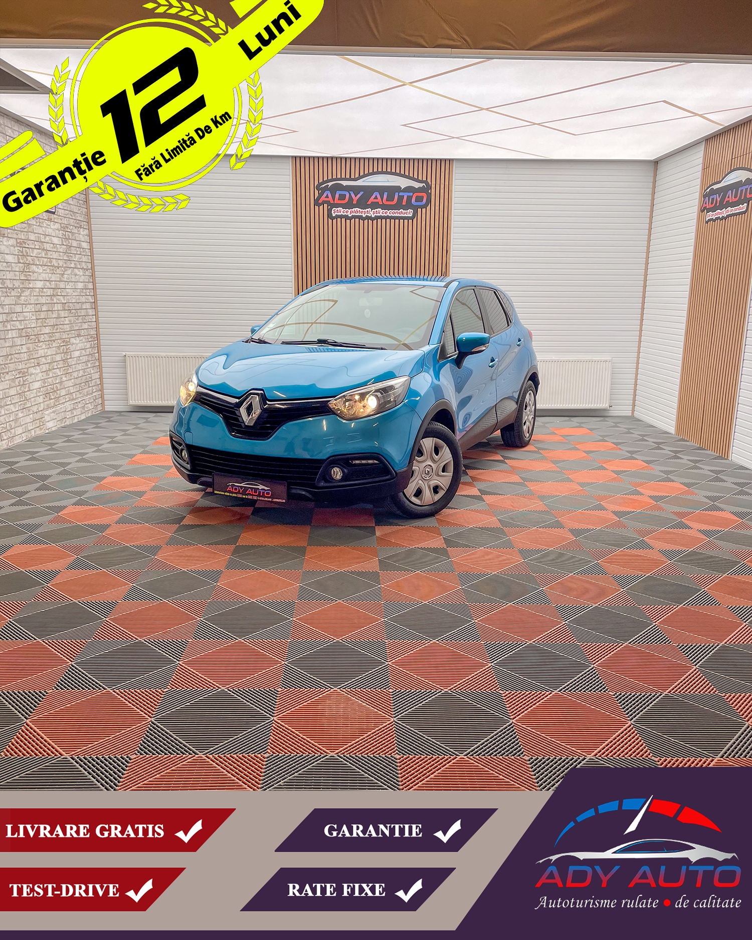 Renault Captur 1,5 DCI . Energy Life . RAR + ITP . Livrare Gratis 100 KM . Garantie 12 Luni . Km Certificati . Buy Back