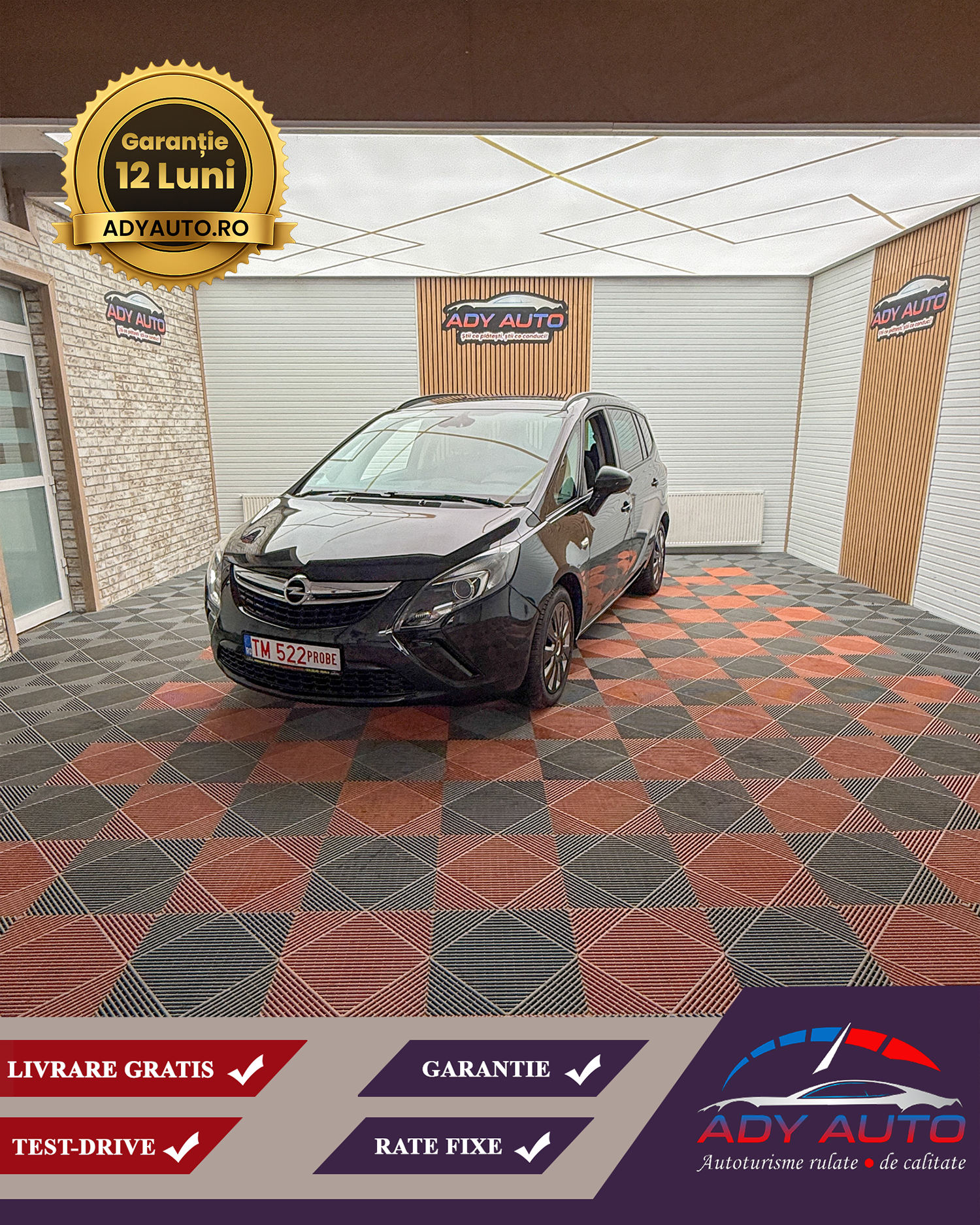 OPEL ZAFIRA Benzina, 7 Locuri, Suport Bicicleta, RAR + ITP . Livrare Gratis In Toata Tara . Garantie 12 Luni . Km Certificati . Buy Back ( Schimburi Auto ) 