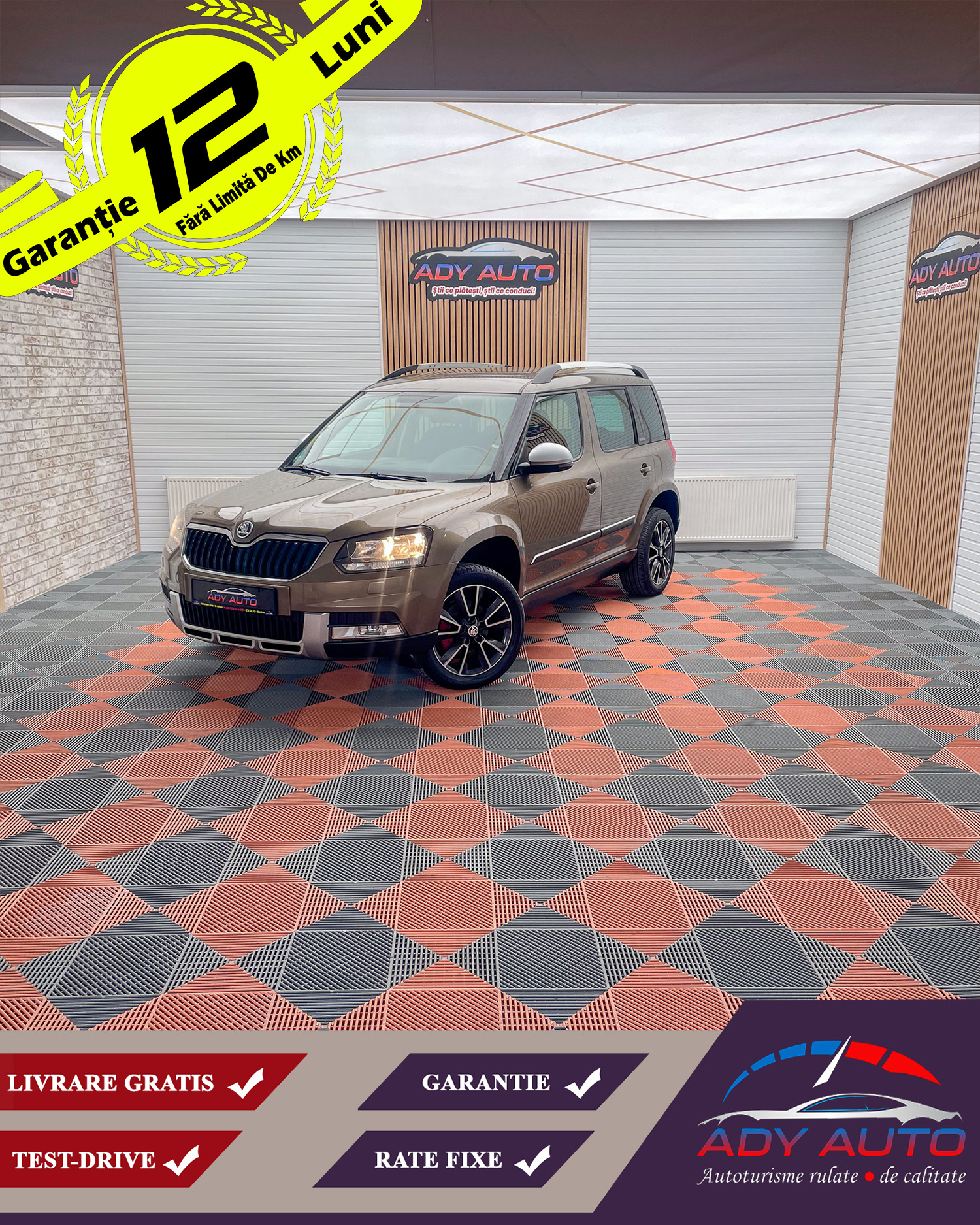 SKODA YETI 2.0TDI, 140CP, RAR + ITP , Livrare Gratuita In Toata Tara, Garantie 12 Luni, Buy-back, TVA INCLUS SI DEDUCTIBIL