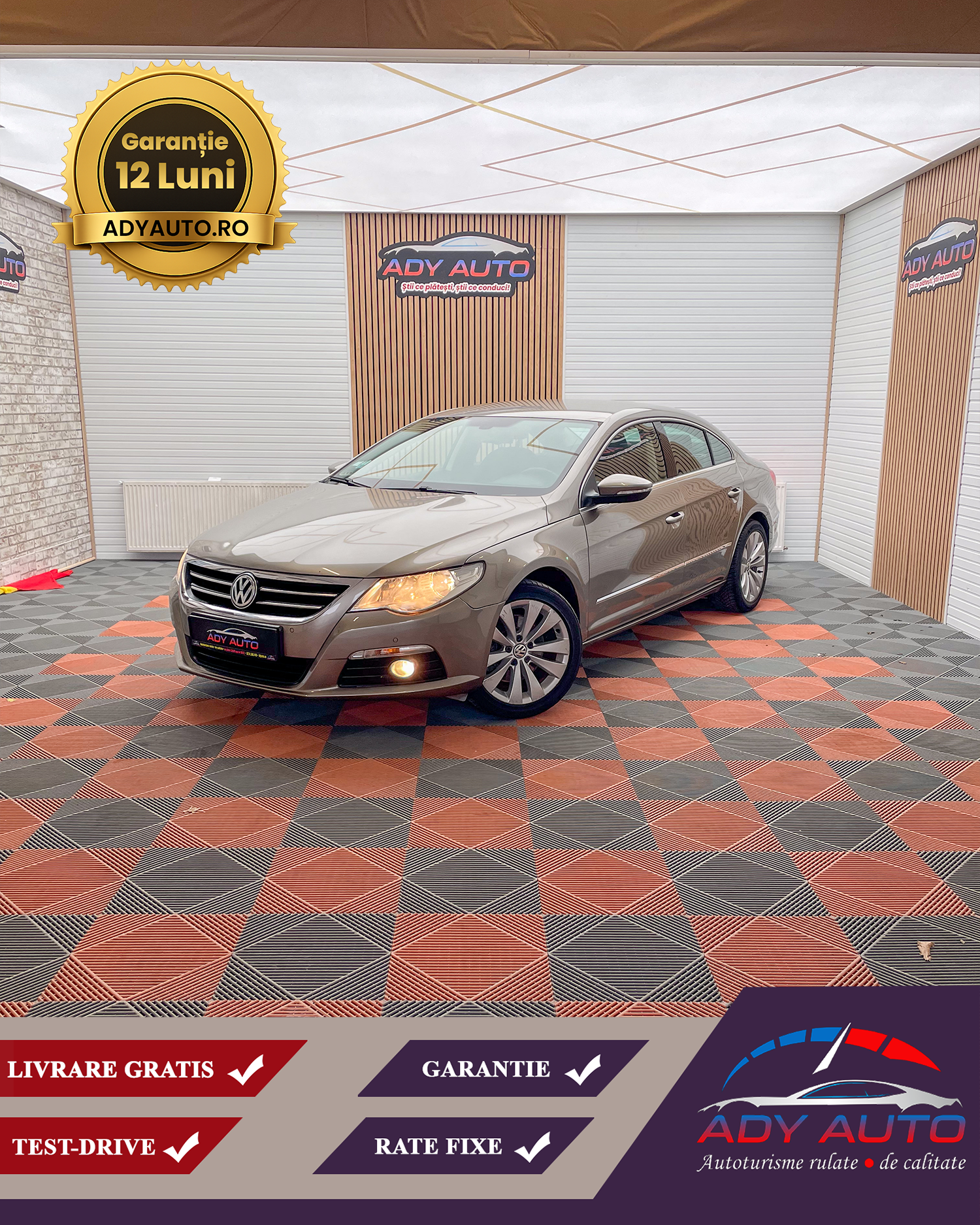 VW PASSAT CC , 2,0 TDI . Euro 5 . RAR+ ITP , Rate Fixe . Garantie 12 Luni , Buy-back , Test-drive ,