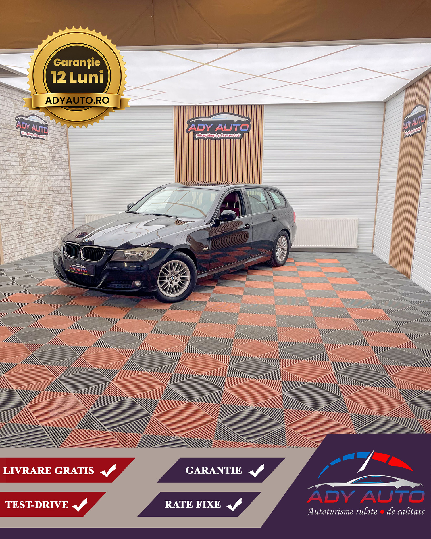 BMW 320D. RAR + ITP .Livrare In Toata Tara . Garantie 12 Luni . Km Certificati . Buy Back ( Schimburi Auto ) 