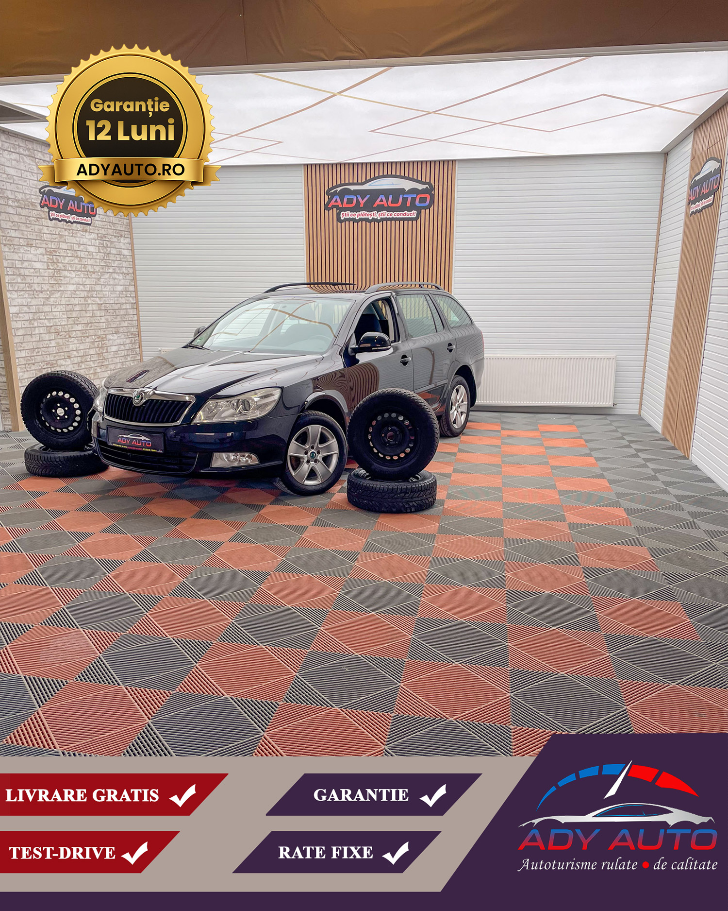 SKODA OCTAVIA 4X4. DIESEL, RAR + ITP . Livrare Gratis In Toata Tara, Garantie 12 Luni, Buy-back