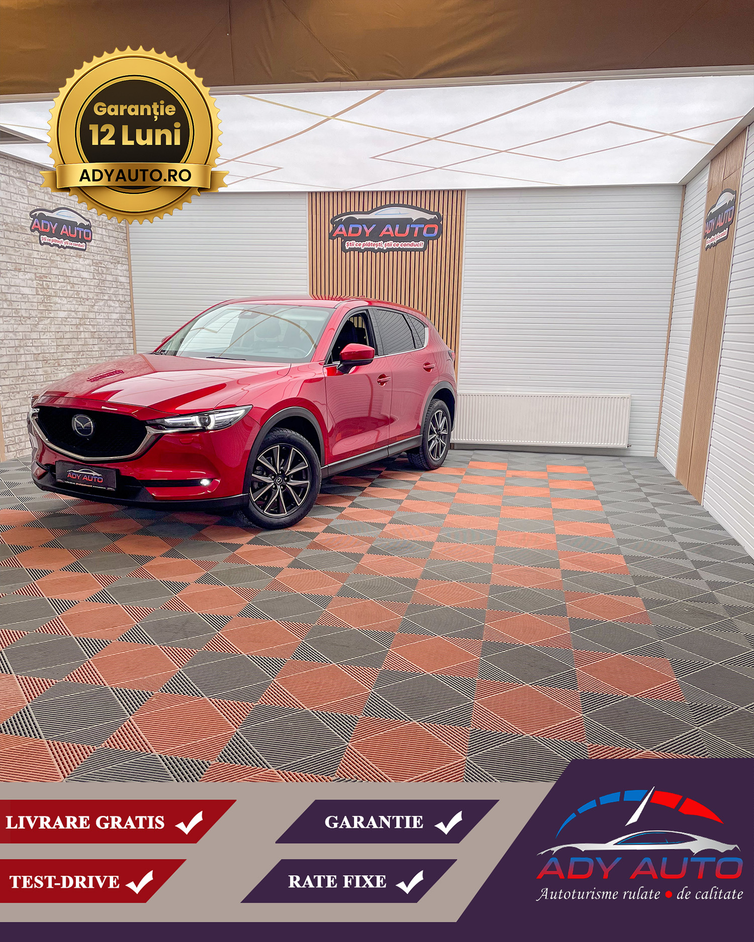 MAZDA CX5 - Facelift- AWD ( 4X4 ). CF 184 Revolution Top ( Echipare De Top ). TVA INCLUS SI DEDUCTIBIL 