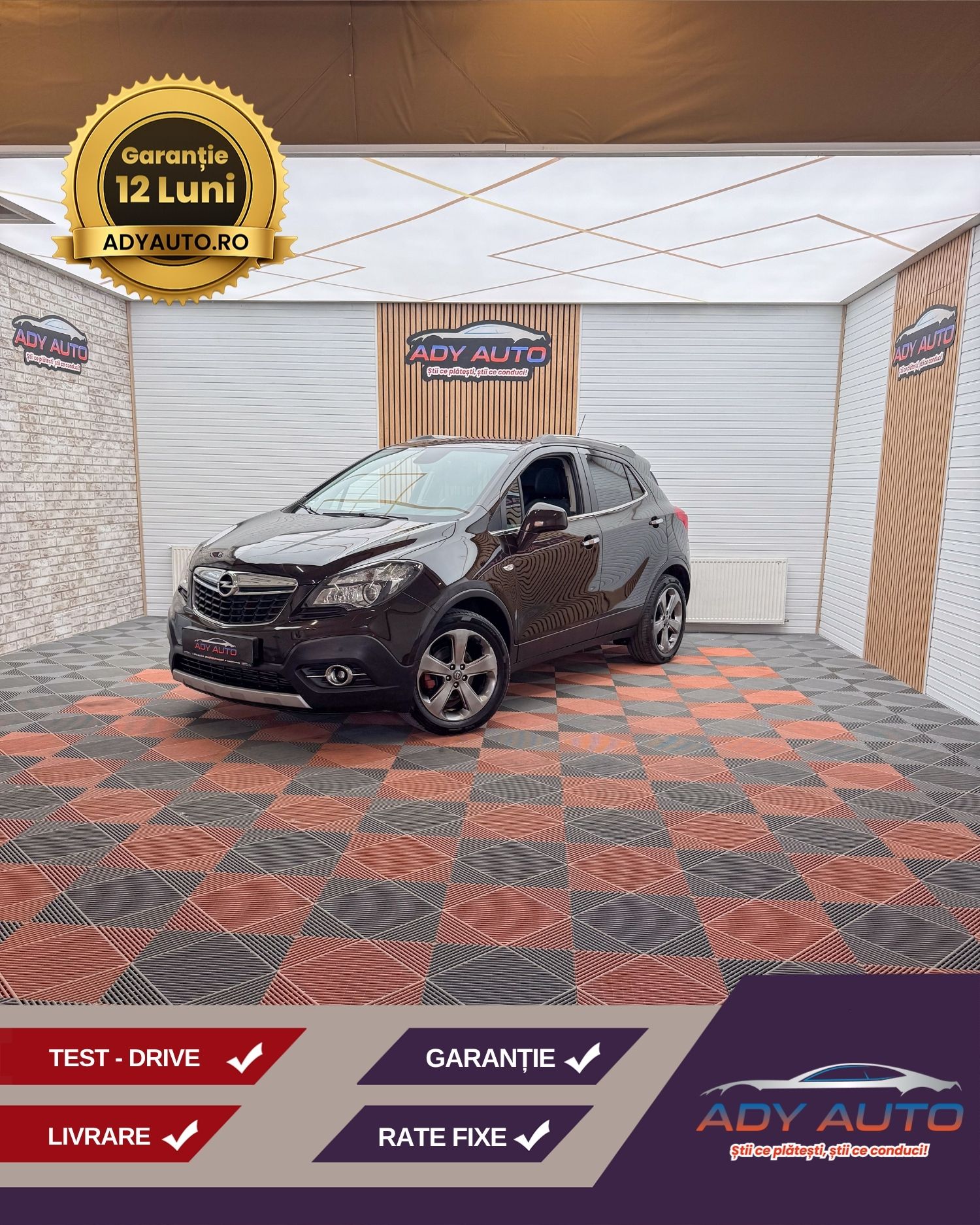 OPEL MOKKA 4X4 . 1,7 Diesel 131Cp . RAR+ITP . Garantie 12 Luni .Rate Fixe Fara Avans. Buy-Back .Test-Drive( Nr De Probe) . Livrare In Toata Tara 