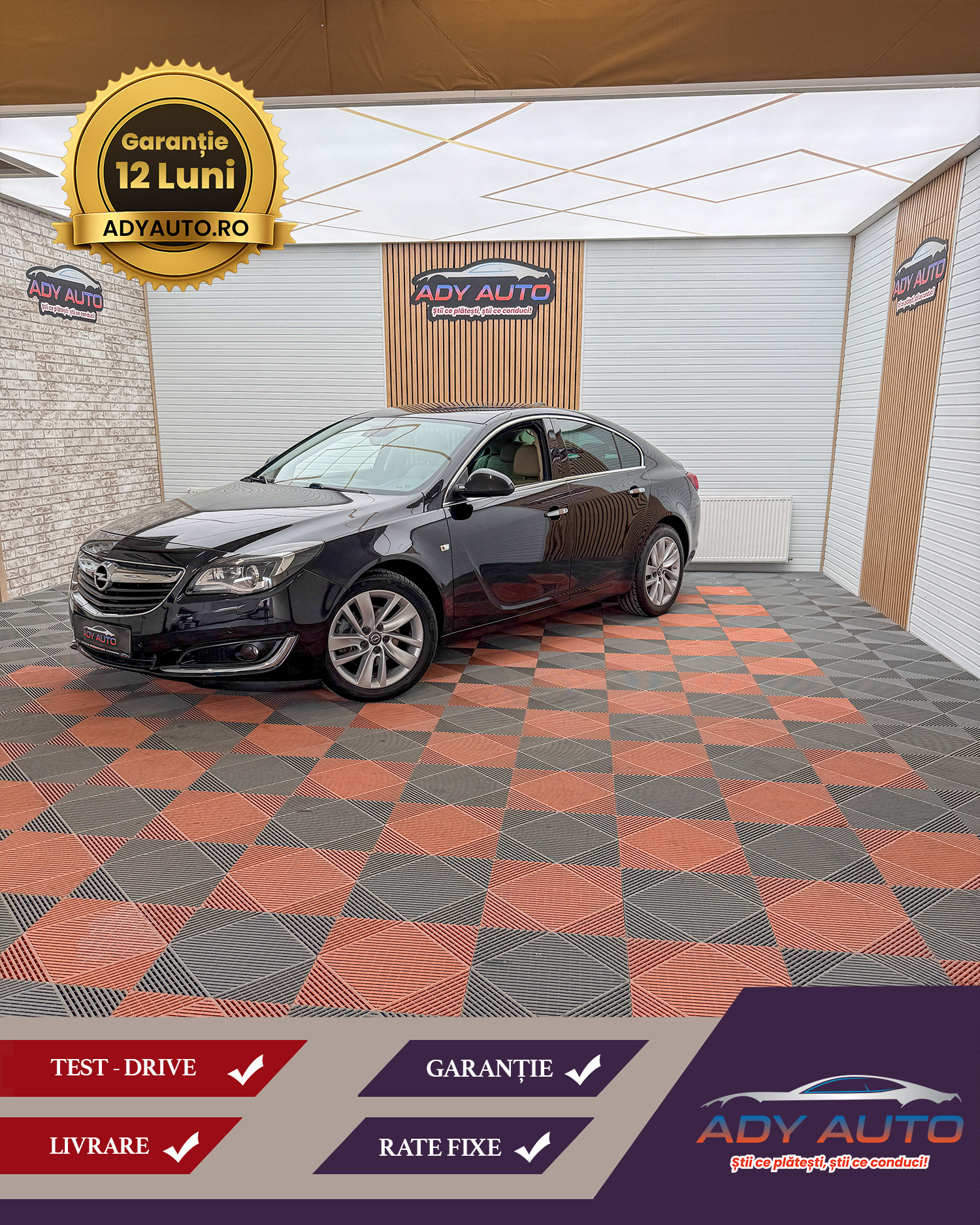 Opel Insignia 2.0 CDTI Excellence . Cutie Automata . RAR+ITP . Garantie 12 Luni .Rate Fixe Fara Avans. Buy-Back .Test-Drive( Nr De Probe) . Livrare In Toata Tara 