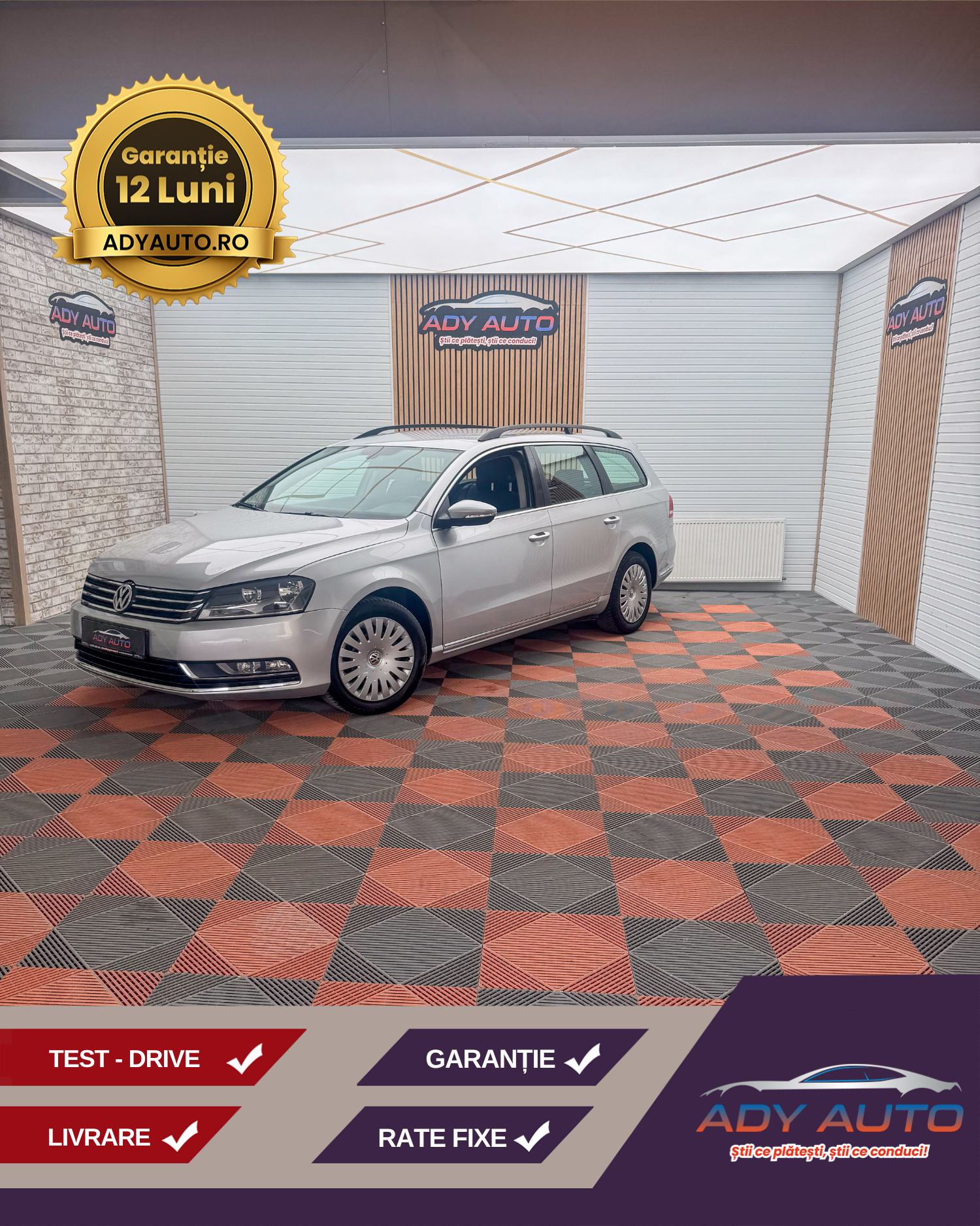 Vw Passat 2,0 TDI . B7 . Euro 5 . RAR+ITP . Garantie 12 Luni .Rate Fixe Fara Avans. Buy-Back .Test-Drive( Nr De Probe) . Livrare In Toata Tara 