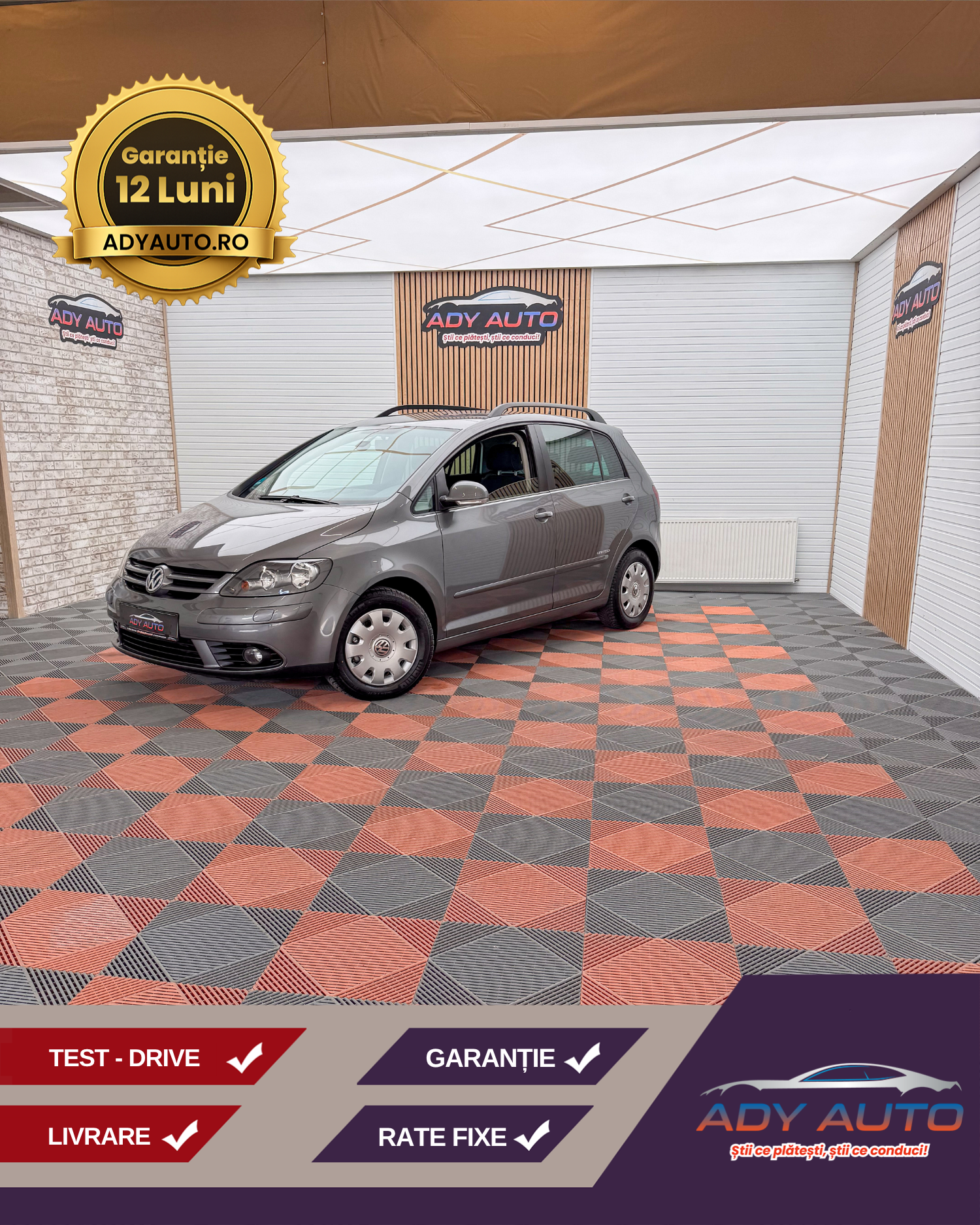 VW GOLF PLUS . 1,4 Benzina . CUTIE AUTOMATA . RAR+ITP . Garantie 12 Luni .Rate Fixe Fara Avans. Buy-Back .Test-Drive( Nr De Probe) . Livrare In Toata Tara 