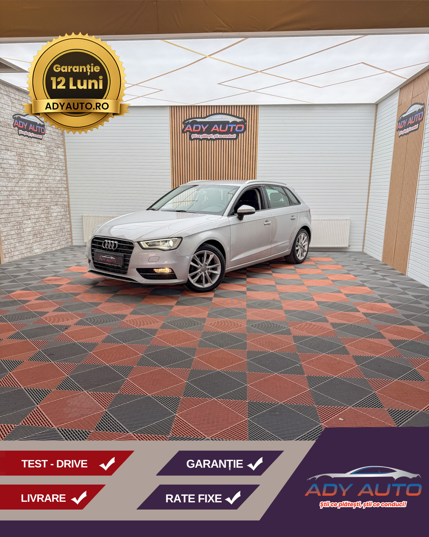 AUDI A3 . 2,0 TDI 150 Cp . RAR+ITP . Rate Fixe Si Fara Avans . Garantie 12 Luni . Buy-Back . Test-Drive