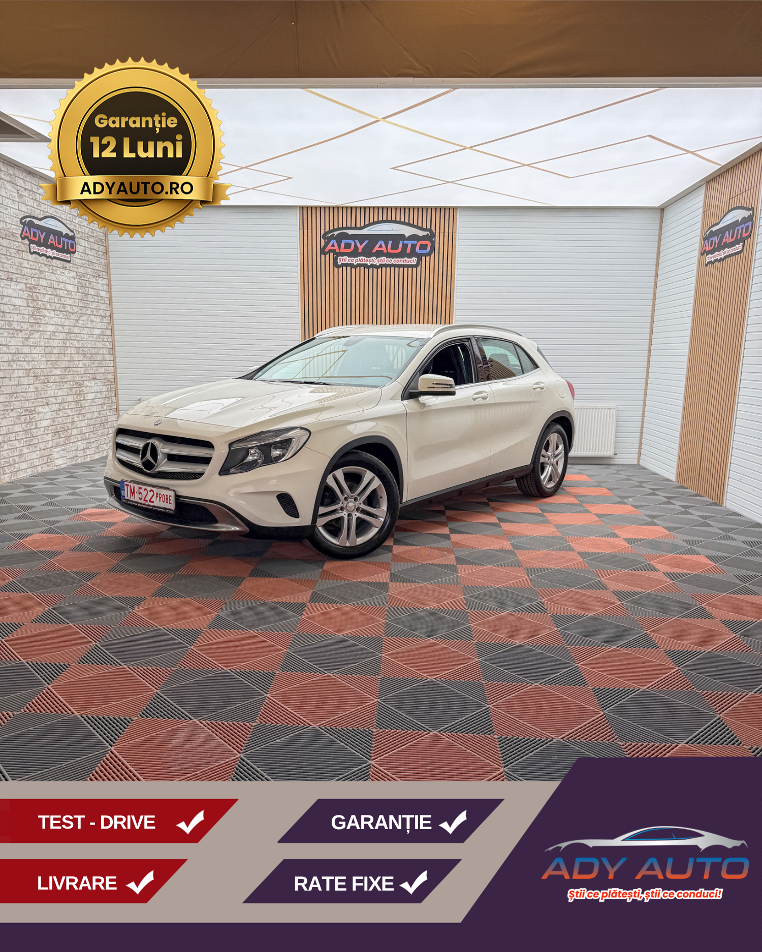 MERCEDES GLA 200 CDI. Cutie Automata+ Padele . RAR+ITP . Rate Fixe Si Fara Avans . Garantie 12 Luni . Buy-Back . Test-Drive
