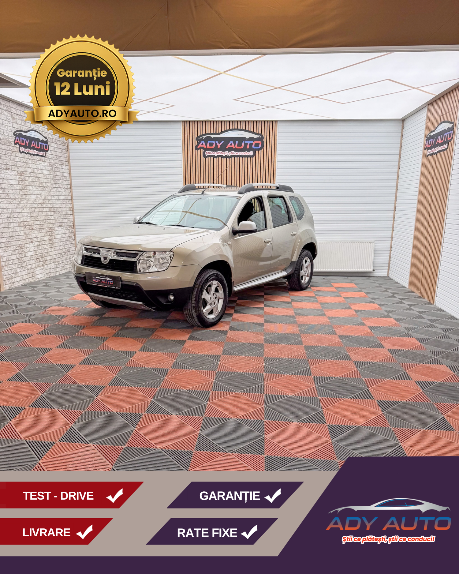 Dacia Duster 1,5 Dci . Euro 5 . RAR+ITP ( La Cerere ). Rate Fixe Si Fara Avans . Garantie 12 Luni . Buy-Back . Test-Drive Dacia Duster 1,5 Dci . Euro 5 . RAR+ITP ( La Cerere ). Rate Fixe Si Fara Avans . Garantie 12 Luni . Buy-Back . Test-Drive