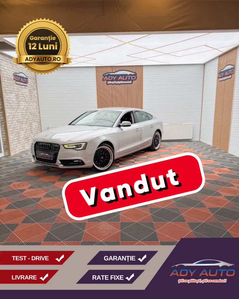 AUDI A5 . 1,8 TFSI . 170 Cp . Sportback . Chitul De Distributie , S-a Inlocuit Acum !! RAR+ITP ( La Cerere ). Rate Fixe Si Fara Avans . Garantie 12 Luni . Buy-Back . Test-Drive AUDI A5 . 1,8 TFSI . 170 Cp . Sportback . Chitul De Distributie , S-a Inlocuit Acum !! RAR+ITP ( La Cerere ). Rate Fixe Si Fara Avans . Garantie 12 Luni . Buy-Back . Test-Drive